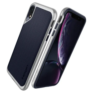 Чехол Spigen Neo Hybrid Satin Silver для iPhone XR - Фото 8