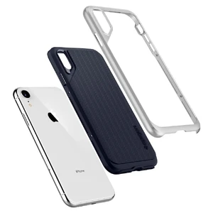 Чехол Spigen Neo Hybrid Satin Silver для iPhone XR - Фото 7