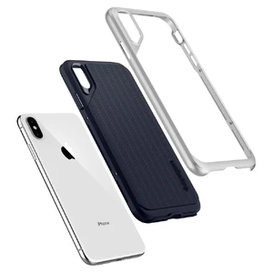 Чехол Spigen Neo Hybrid Satin Silver для iPhone XS Max - Фото 8