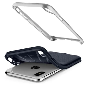 Чехол Spigen Neo Hybrid Satin Silver для iPhone XS Max - Фото 7