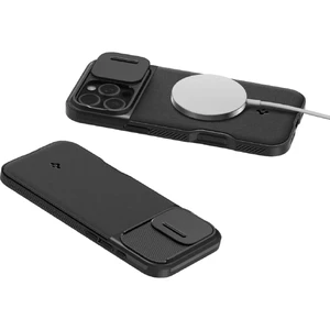 Чорний чохол Spigen Optik Armor Mag MagSafe для iPhone 16 Pro - Фото 6