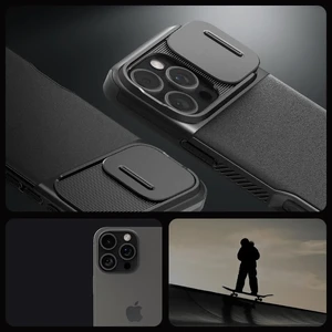 Чорний чохол Spigen Optik Armor Mag MagSafe для iPhone 16 Pro - Фото 13