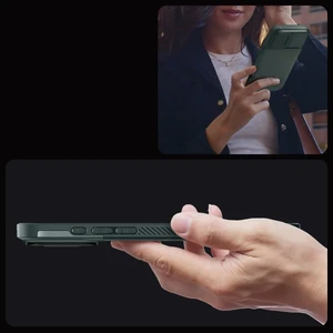 Зелений захисний чохол Spigen Optik Armor Mag для iPhone 16 Pro Max - Фото 13