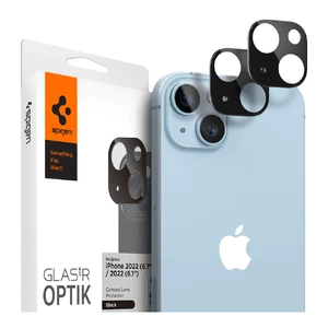 Захисне скло на камеру Spigen Optik Lens Protector Black для iPhone 14 | 14 Plus | 13 | 13 Pro | 13 Pro Max (2 шт.) - Фото 2