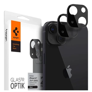 Захисне скло на камеру Spigen Optik Lens Protector Black для iPhone 14 | 13 | 13 mini | 13 Pro (2 шт.) - Фото 4