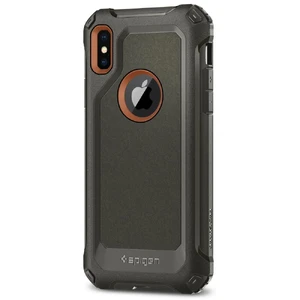 Захисний чохол Spigen Pro Guard Army Green для iPhone X | XS 057CS22651 - Фото 1