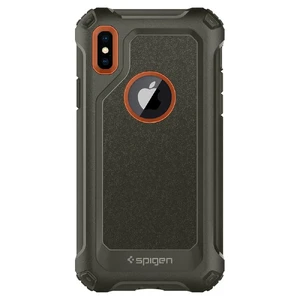 Захисний чохол Spigen Pro Guard Army Green для iPhone X | XS - Фото 4