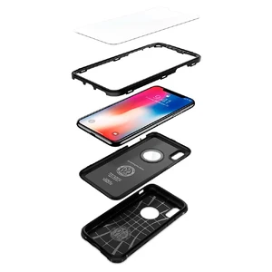Защитный чехол Spigen Pro Guard Black для iPhone X | XS - Фото 9