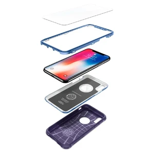 Захисний чохол Spigen Pro Guard Deep Purple для iPhone X | XS - Фото 8