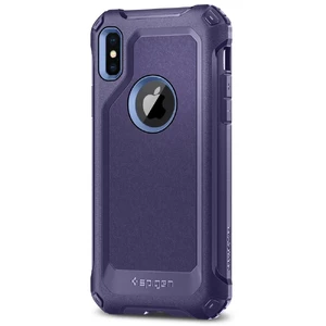 Захисний чохол Spigen Pro Guard Deep Purple для iPhone X | XS 057CS22699 - Фото 1