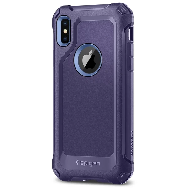 Захисний чохол Spigen Pro Guard Deep Purple для iPhone X | XS у Вінниці