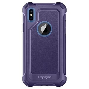 Захисний чохол Spigen Pro Guard Deep Purple для iPhone X | XS - Фото 4