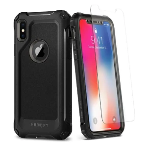 Защитный чехол Spigen Pro Guard Gunmetal для iPhone X | XS - Фото 2