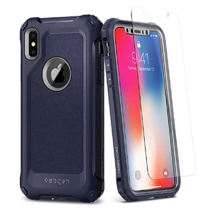 Захисний чохол Spigen Pro Guard Midnight Blue для iPhone X | XS - Фото 2