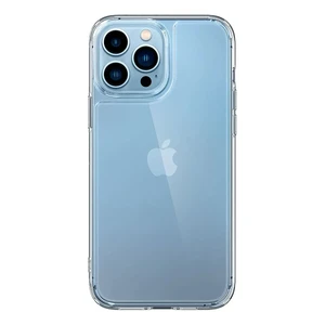 Стеклянный чехол Spigen Quartz Hybrid Crystal Clear для iPhone 13 Pro Max - Фото 4
