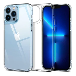 Стеклянный чехол Spigen Quartz Hybrid Crystal Clear для iPhone 13 Pro Max ACS03214 - Фото 1