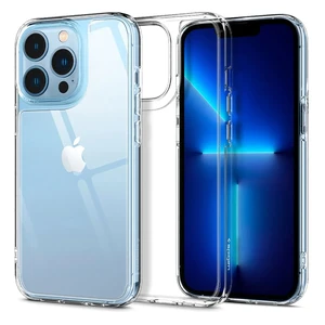 Стеклянный чехол Spigen Quartz Hybrid Crystal Clear для iPhone 13 Pro ACS03271 - Фото 1