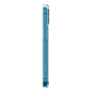 Стеклянный чехол Spigen Quartz Hybrid Crystal Clear для iPhone 13 - Фото 7