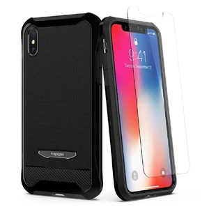 Защитный чехол Spigen Reventon Jet Black для iPhone X | XS 057CS22650 - Фото 1