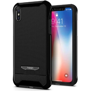 Защитный чехол Spigen Reventon Jet Black для iPhone X | XS - Фото 2