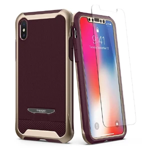 Захисний чохол Spigen Reventon Metallic Gold для iPhone X | XS 057CS22649 - Фото 1