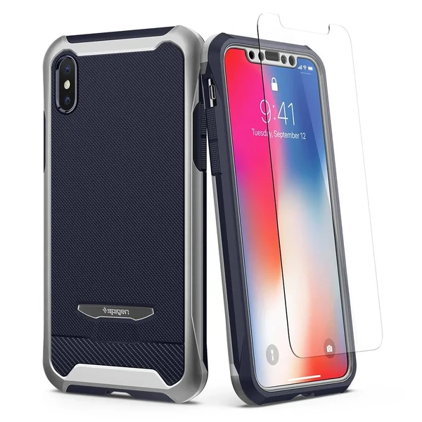 Захисний чохол Spigen Reventon Platinum Silver для iPhone X | XS у Вінниці