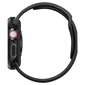 Противоударный чехол Spigen Rugged Armor Black для Apple Watch 40mm SE 2 | SE | 6 | 5 | 4 - Фото 2