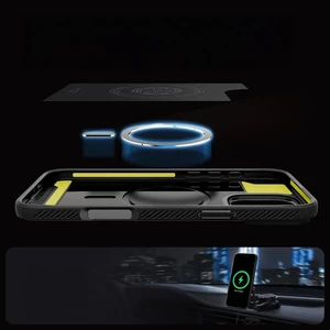 Сірий чохол Spigen Rugged Armor Mag для iPhone 16 Pro Max - Фото 15