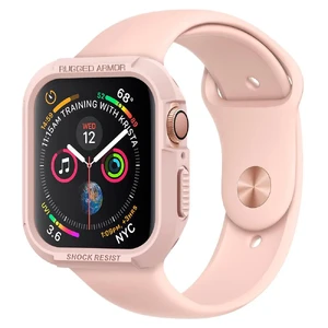 Протиударний чохол Spigen Rugged Armor Rose Gold для Apple Watch 40mm SE 2 | SE | 6 | 5 | 4 061CS24481 - Фото 1