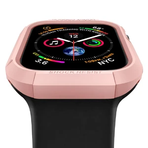 Протиударний чохол Spigen Rugged Armor Rose Gold для Apple Watch 40mm SE 2 | SE | 6 | 5 | 4 - Фото 5