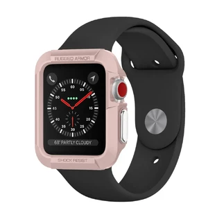 Чохол Spigen Rugged Armor Rose Gold для Apple Watch Series 1 | 2 | 3 42mm 059CS23328 - Фото 1