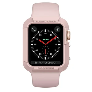 Чохол Spigen Rugged Armor Rose Gold для Apple Watch Series 1 | 2 | 3 42mm - Фото 2