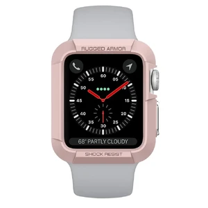 Чохол Spigen Rugged Armor Rose Gold для Apple Watch Series 1 | 2 | 3 42mm - Фото 4
