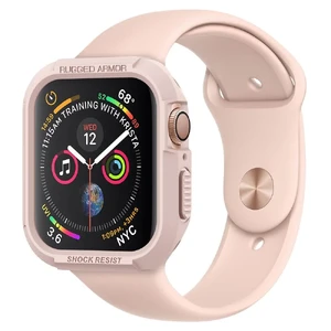 Противоударный чехол Spigen Rugged Armor Rose Gold для Apple Watch 44mm SE 2 | SE | 6 | 5 | 4 062CS24470 - Фото 1