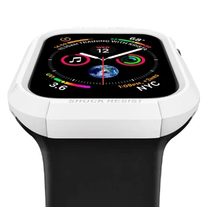 Противоударный чехол Spigen Rugged Armor White для Apple Watch 40mm SE 2 | SE | 6 | 5 | 4 - Фото 5