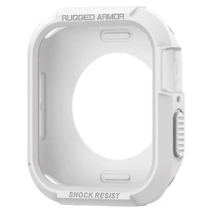 Противоударный чехол Spigen Rugged Armor White для Apple Watch 40mm SE 2 | SE | 6 | 5 | 4 - Фото 6