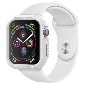 Протиударний чохол Spigen Rugged Armor White для Apple Watch 44mm SE 2 | SE | 6 | 5 | 4 062CS24471 - Фото 1