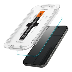 Защитное стекло Spigen Screen Protector EZ FIT GLAS.tR (Sensor Protection) для iPhone 14 Pro (2 шт.) - Фото 2