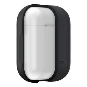 Силіконовий чохол з карабіном Spigen Silicone Case Charcoal для Apple AirPods - Фото 2