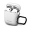 Силиконовый чехол с карабином Spigen Silicone Case White для Apple AirPods 066CS24809 - Фото 1