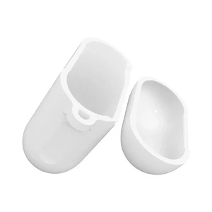 Силіконовий чохол з карабіном Spigen Silicone Case White для Apple AirPods - Фото 6