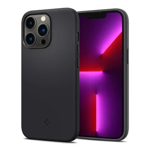 Силиконовый чехол-накладка Spigen Silicone Fit Black для iPhone 13 Pro ACS03283 - Фото 1