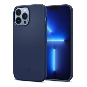 Силиконовый чехол-накладка Spigen Silicone Fit Navy Blue для iPhone 13 Pro Max ACS03230 - Фото 1