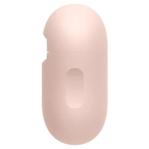Чехол с карабином Spigen Silicone Fit Pink для Airpods Pro - Фото 4