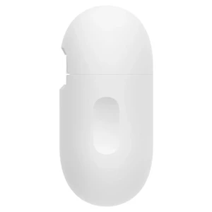 Чехол с карабином Spigen Silicone Fit White для Airpods Pro - Фото 4