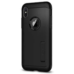 Чехол Spigen Slim Armor Black для iPhone X | XS 057CS22138 - Фото 1