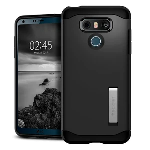 Чохол Spigen Slim Armor Black для LG G6 - Фото 2