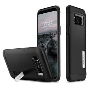 Чохол Spigen Slim Armor Black для Samsung Galaxy S8 Plus - Фото 4