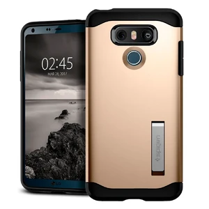 Чехол Spigen Slim Armor Champagne Gold для LG G6 - Фото 2