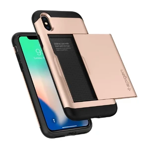 Чохол Spigen Slim Armor CS Blush Gold для iPhone X | XS - Фото 5